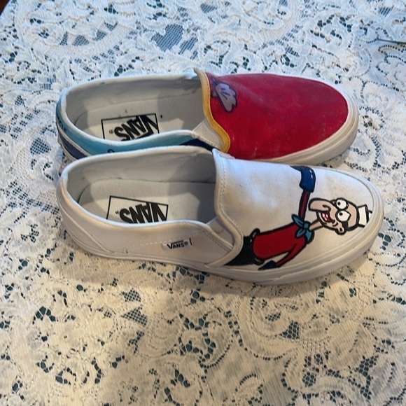 Vans / Sponge Bob - Barnacle Boy Custom Sneakers - Picture 2 of 6